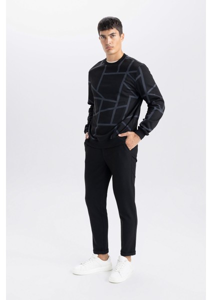 Jogger Kumaş Pantolon Krinkıl Dar Paça Cepli D3803AX24AU