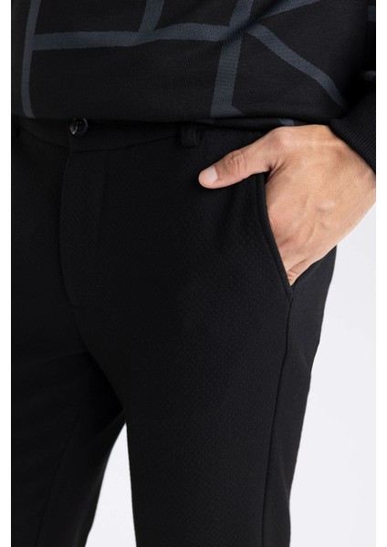Jogger Kumaş Pantolon Krinkıl Dar Paça Cepli D3803AX24AU