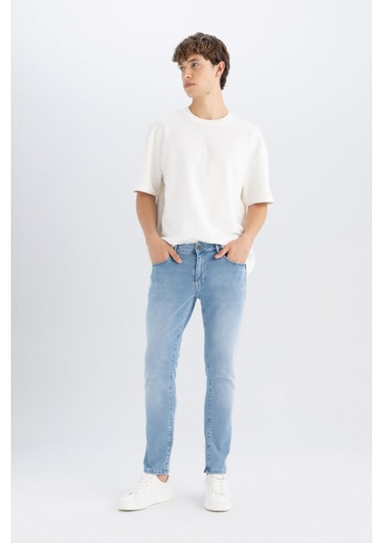 Pedro Slim Fit Dar Kalıp Normal Bel Dar Paça Jean Pantolon D1832AX24AU fiyatları