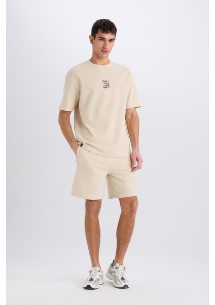 Regular Fit Düz Paça Cepli Basic Düz Şort B8792AX25SM