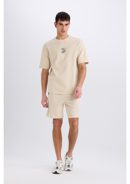 Regular Fit Düz Paça Cepli Basic Düz Şort B8792AX25SM fiyatları