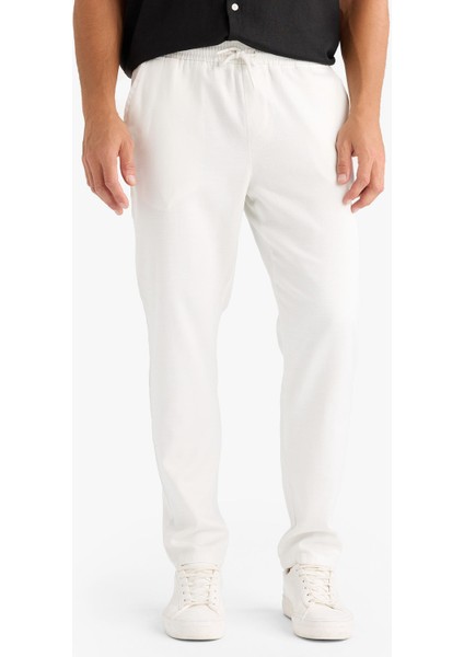 Yazlık Tensel Kumaş Jogger Pantolon Basic Düz Cepli Dar Paça B4091AX25SP indirimleri
