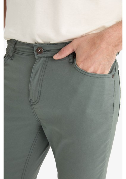 Yazlık Gabardin Chino Kanvas Pantolon Slim Fit Dar Kesim Dar Paça Cepli B2089AX25SP indirimleri