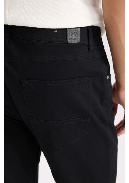 Yazlık Gabardin Chino Kanvas Pantolon Slim Fit Dar Kesim Dar Paça Cepli B2089AX25SP