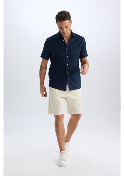 %100 Pamuk Regular Fit Gabardin Bermuda Şort C7684AX25SP fiyatları