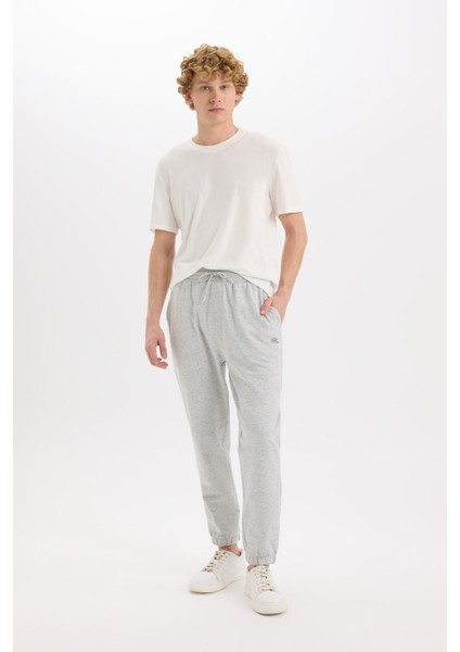 Regular Fit Eşofman Altı Cepli Basic Düz Beli Bağcıklı Lastikli Paça D4416AX25SP fiyatları