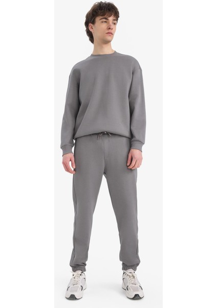 Slim Fit Dar Kesim Fermuar Cepli Pike Eşofman Altı D5258AX25SP fırsatları