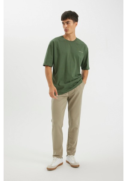 Jogger Kışlık Pantolon Basic Düz Beli Bağcıklı Cepli Düz Paça C6022AX24AU modelleri