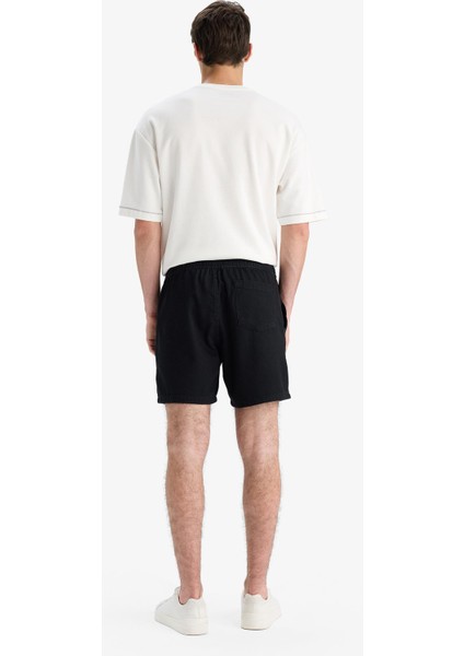 %100 Pamuk Relax Fit Yazlık Rahat Jean Bermuda Şort D4390AX25SM