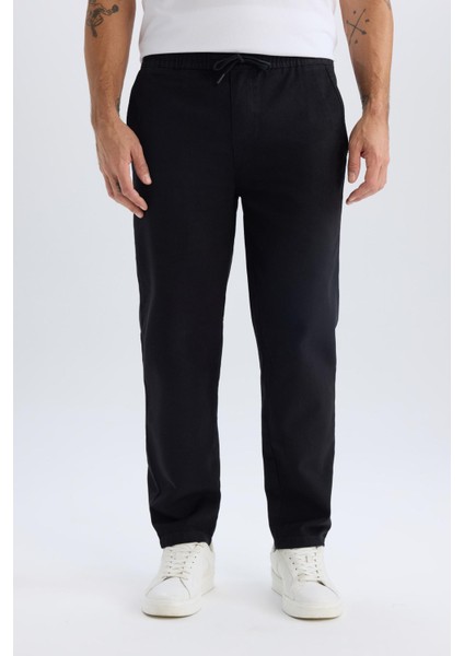 %100 Pamuk Regular Fit Normal Kesim Yazlık Jogger Pantolon D1045AX25SP fırsatları