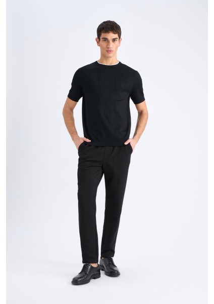 Jogger Pantolon Esnek Basic Düz Beli Bağcıklı Cepli Düz Paça C6022AX25SP fiyatları