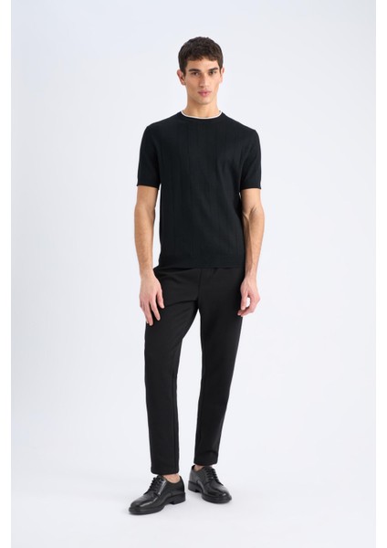 Jogger Pantolon Esnek Basic Düz Beli Bağcıklı Cepli Düz Paça C6022AX25SP modelleri