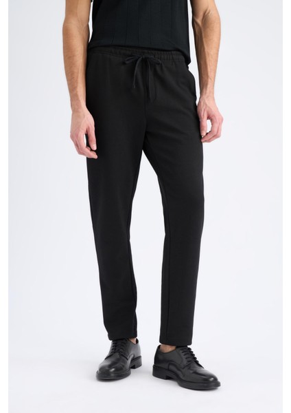 Jogger Pantolon Esnek Basic Düz Beli Bağcıklı Cepli Düz Paça C6022AX25SP indirimleri