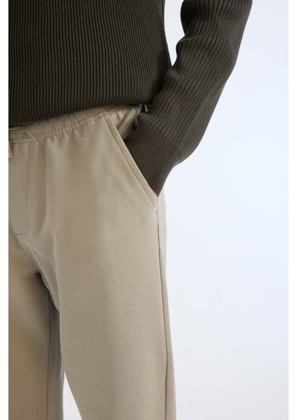 Jogger Pantolon Esnek Basic Düz Beli Bağcıklı Cepli Düz Paça indirimleri