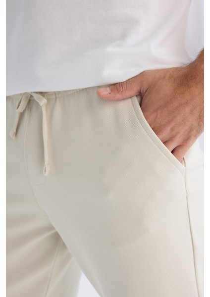 Jogger Pantolon Esnek Basic Düz Beli Bağcıklı Cepli Düz Paça C6022AX25SP indirimleri