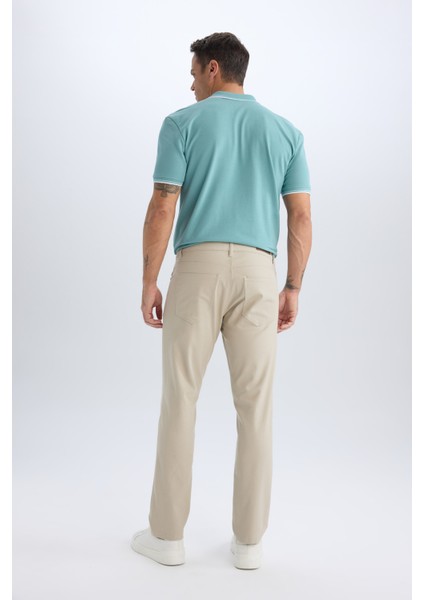 Slim Fit Dar Kesim Dar Paça Chino Kanvas Pantolon C2401AX25SP