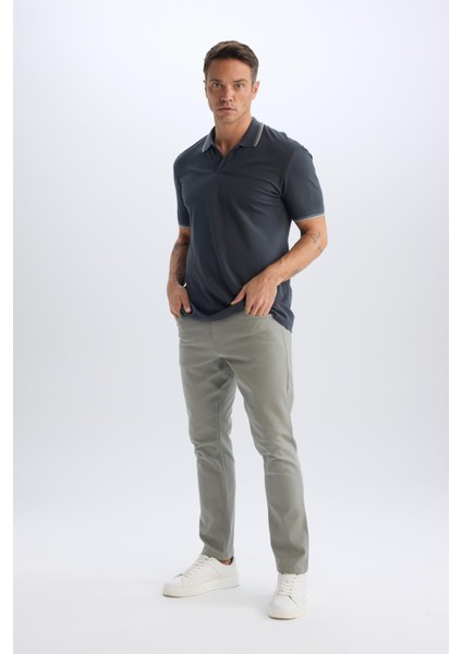 Slim Fit Dar Kesim Dar Paça Chino Kanvas Pantolon C2401AX25SP modelleri