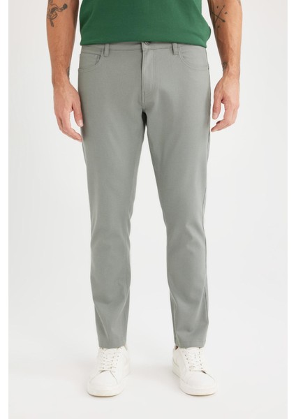 Slim Fit Dar Kesim Dar Paça Chino Kanvas Pantolon C2401AX25SP modelleri