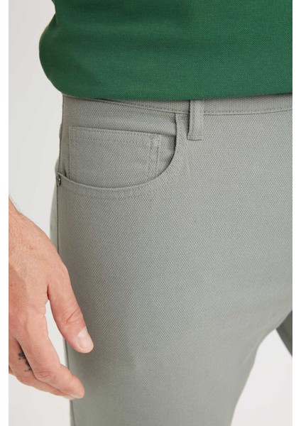 Slim Fit Dar Kesim Dar Paça Chino Kanvas Pantolon C2401AX25SP fırsatları