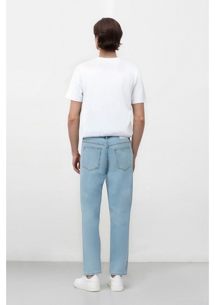 %100 Pamuk 90's Slim Fit Dar Kalıp Yüksek Bel Dar Paça Jean Pantolon D6685AX25SP