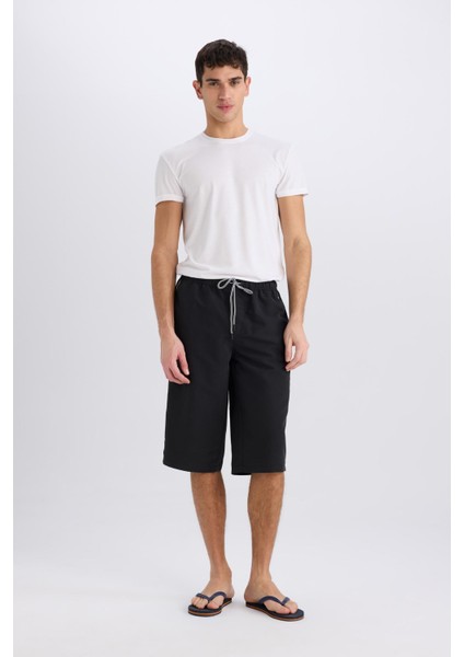 Long Fit Uzun Deniz Şortu B7298AX25HS