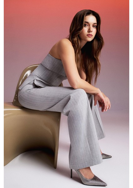Afra x Defacto Straight Fit Kışlık Pantolon Yüksek Bel Düz PAÇA E8470AX25SM fiyatları