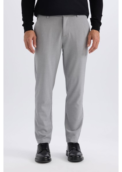 Jogger Düz Paça Her Yöne Esneyen Yazlık Kumaş Pantolon B7520AX25SP fırsatları