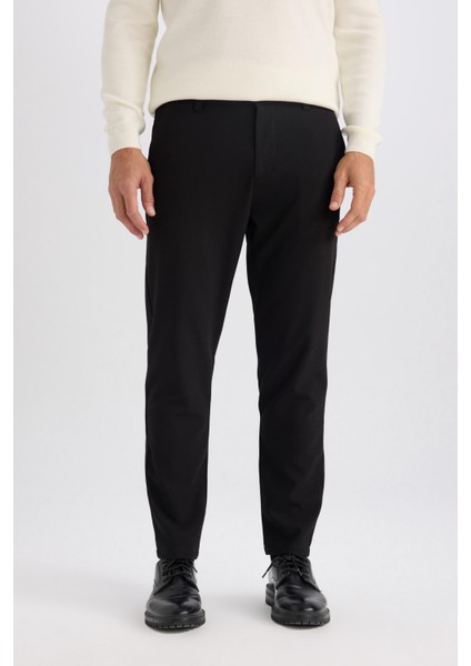 Jogger Düz Paça Her Yöne Esneyen Yazlık Kumaş Pantolon B7520AX25SP fırsatları