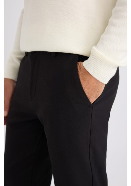 Jogger Düz Paça Her Yöne Esneyen Yazlık Kumaş Pantolon B7520AX25SP indirimleri