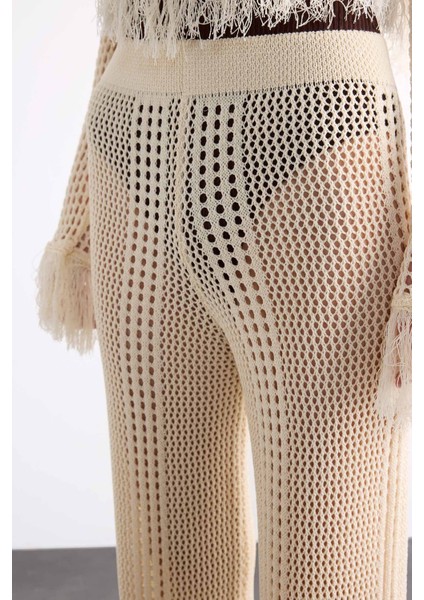 Straight Fit Esnek Belli Kroşe Plaj Pantolonu F7461AX25HS indirimleri