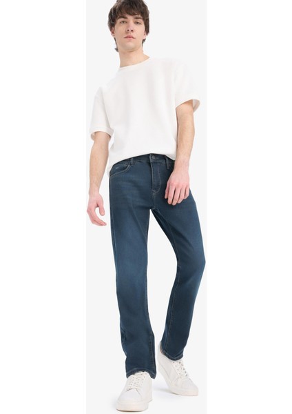 Sergio Regular Fit Normal Kalıp Normal Bel Boru Paça Jean Pantolon B4538AX25SP fırsatları