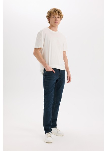 Pedro Slim Fit Dar Kalıp Normal Bel Dar Paça Jean Pantolon B4860AX25SP fiyatları