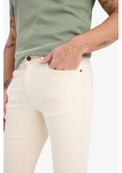 Slim Fit Dar Kesim Jean Bermuda B0380AX25SM