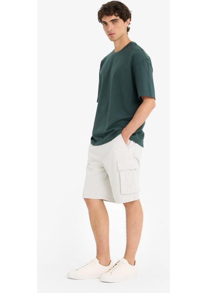 Kargo Fit Gabardin Bermuda Şort C5400AX25SM fiyatları