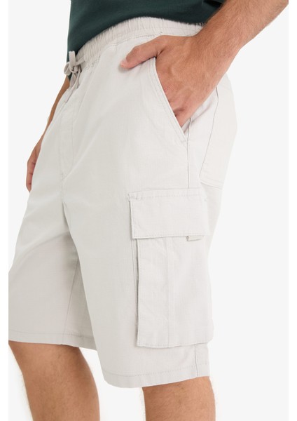 Kargo Fit Gabardin Bermuda Şort C5400AX25SM fırsatları