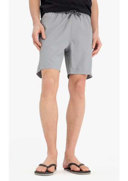 Regular Fit File Astarlı Kısa Boy Deniz Şortu B7255AX25HS indirimleri