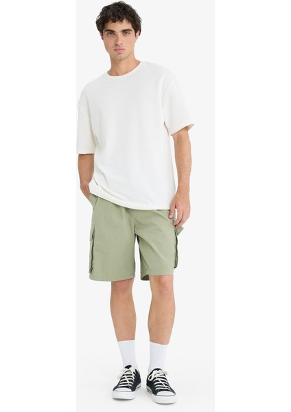 Kargo Fit Gabardin Bermuda Şort C5400AX25SM fiyatları