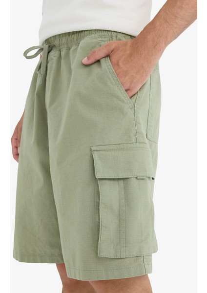 Kargo Fit Gabardin Bermuda Şort C5400AX25SM indirimleri