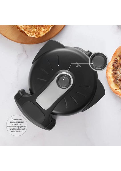 Gastro 10 In 1 Pizza Pide Lahmacun ve Tandır Ekmeği Makinesi Biodiamond Matte Black modelleri