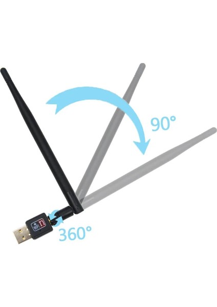 600 Mbps Mini USB Wifi Adaptörü 2.4 Ghz Anten ile USB Kablosuz Ağ Kartı 802.11N/G/B Ethernet USB Dongle Lan Pc Wifi Alıcısı indirimleri