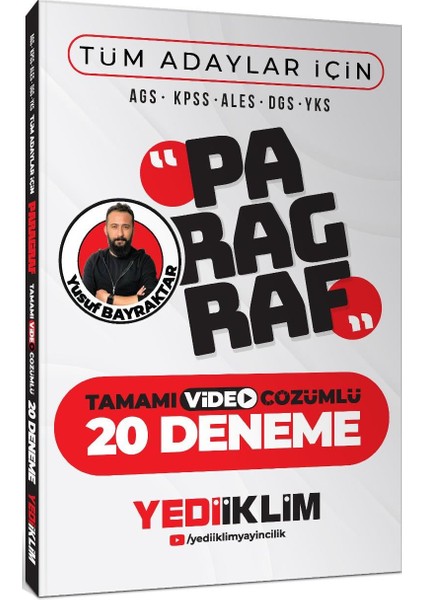 Ags Kpss Ales Dgs Yks Tüm Adaylar Için Paragraf Tamamı Video