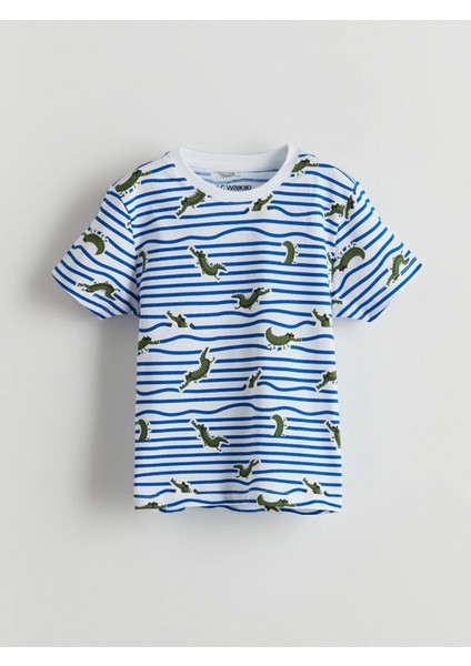 Lcw Kids Beyaz Dinozor Baskılı Erkek Çocuk Şortlu Pijama Takımı fiyatları