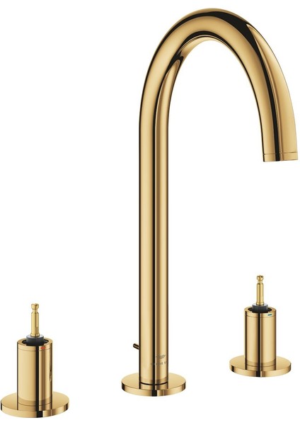 Atrio Private Collection Üç Delikli Lavabo Bataryası 1/2" L-Boyut - 20593GL0