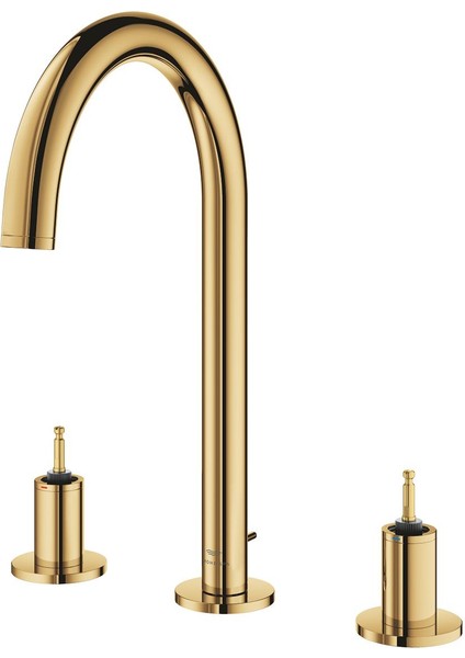 Atrio Private Collection Üç Delikli Lavabo Bataryası 1/2" L-Boyut - 20593GL0 fiyatları