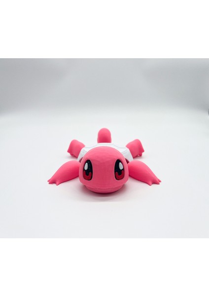 Sevimli Kaplumbağa Bardak Altlığı, Eğlenceli 3D Baskı, Pembe - Beyaz modelleri