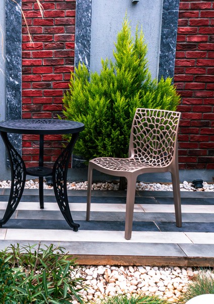 Mercan Sandalye Bronz 6'lı Set – Bahçe, Balkon, Mutfak ve Kafe Sandalyesi fırsatları
