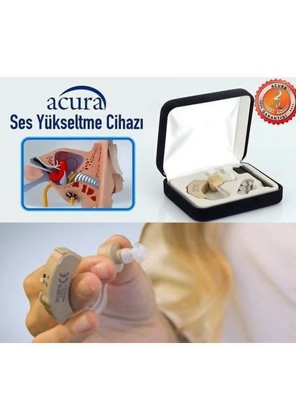 Hap 50 Ultra Ses Yükseltme Cihazı 6 Adet Pil Hediyeli