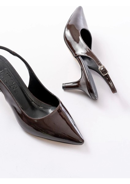 ST-1152 Bebe Mavi Rugan Günlük 7 cm Topuklu Kadın Ayakkabı fırsatları