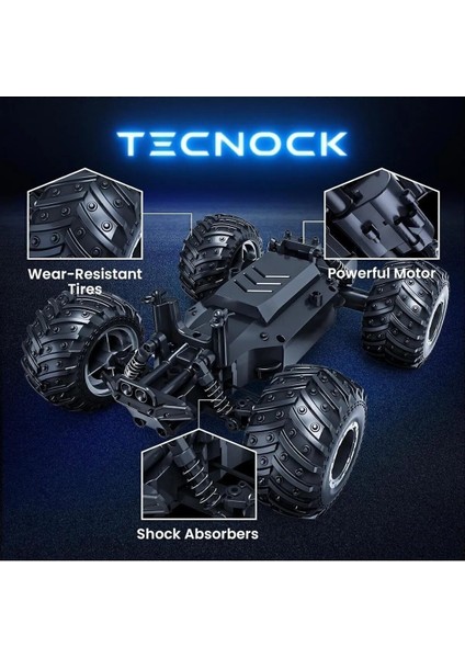 Şarjlı Uzaktan Kumandalı Full Fonksiyon 2.4g 1:18 High Off Road Araba