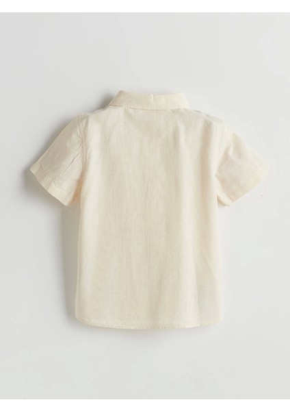 Lcw Kids Bej Basic Cepli Erkek Çocuk Poplin Gömlek fiyatları